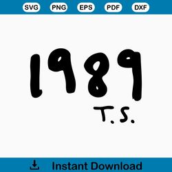 Taylor Swift 1989 Digital File, SVG,PNG, Taylor's Version 1989