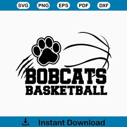 bobcats basketball svg, bobcat basketball svg, bobcats svg, bobcat svg, bobcats basketball png, bobcats school svg,