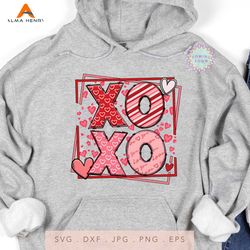 retro xoxo valentines day png