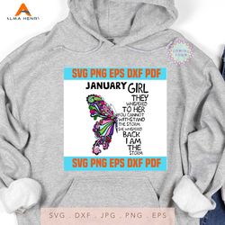 January Girl, You Cannot Withstand The Storm, I Am The Storm, January Birthday Girl Svg, January Birthday Gift,svg cricu
