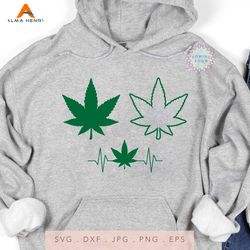 Marijuana Leaf SVG, Marijuana Leaf Outline Svg, Marijuana, Weed, DXF, Png, Boho, Marijuana Silhouette, Cricut, Marijuana