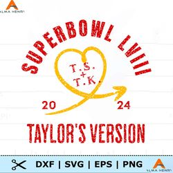 Retro Super Bowl LVIII Taylors Version 2024 SVG