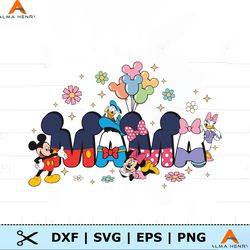 Disney Mama Mickey And Friends SVG