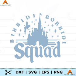Retro Bibbidi Bobbidi Squad Disney Kingdom SVG