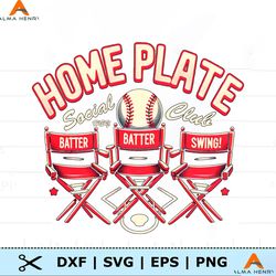 Home Plate Social Club Batter Swing PNG