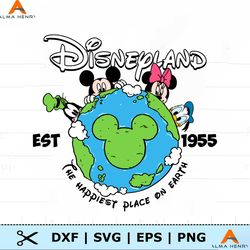 Disneyland The Happiest Place On Earth 1955 SVG