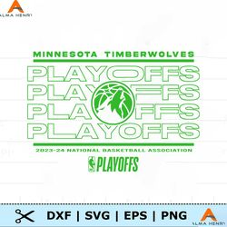 Minnesota Timberwolves NBA Playoffs Basketball SVG