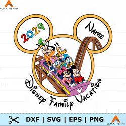Personalized Disney Family Vacation 2024 SVG