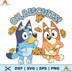 oh biscuits bluey bingo cartoon png file