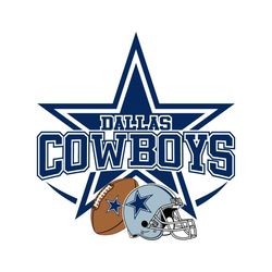 Dallas Cowboys Football Helmet Svg Digital Download