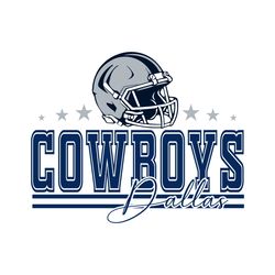 Dallas Cowboys Helmet Star Svg Digital Download
