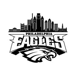 Philadelphia Eagles Skyline Svg Digital Download