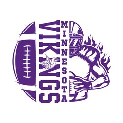Minnesota Vikings Football Player Svg Digital Download