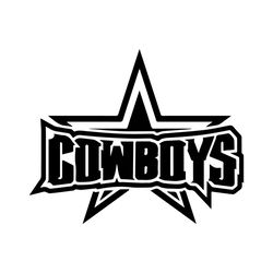 Cowboys Nations Star Svg Cricut Digital Download