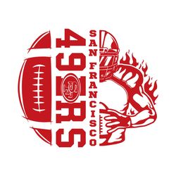 San Francisco 49ers Football Player Svg Digital Download