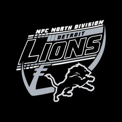 NFC North Division Detroit Lions Football Svg Digital Download