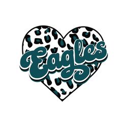 Eagles Heart Leopard Svg Digital Download