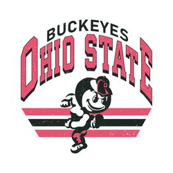 Retro Ohio State Buckeyes Svg Digital Download