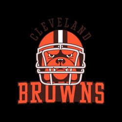 Cleveland Browns Mascot Helmet Svg Digital Download