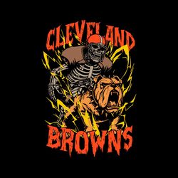 Skeleton Cleveland Browns Football Png