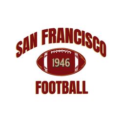 San Francisco Football 1946 Svg Digital Download