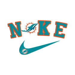 Nike Logo Miami Dolphins Svg Digital Download