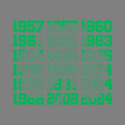 boston basketball championship dates shamrock svg