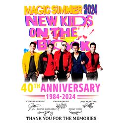 magic summer 2024 new kids on the block concert png