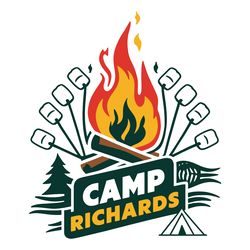 custom camping richards family friends svg
