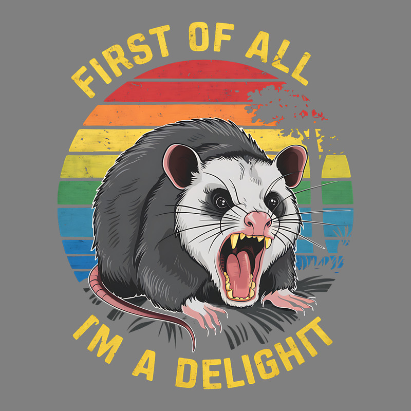 First-Of-All-I'm-A-Delight-Sarcastic-Angry-Opossum-Lover-1007242001.png