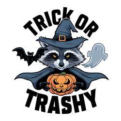 trick or trashy horror raccoon halloween png
