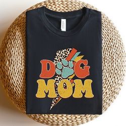 retro dog mom shirt, dog mama t-shirt, dog owner sweatshirt, gift for dog mama, mother's day gift for fur mama