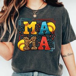 softball mom shirts for women, softball mom shirt, leopard softball mom, softball game day tee, softball mama shirt, mot