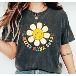 wifey mama boss shirt, retro floral mama t-shirt, mom shirt for mom for mother's day, mama graphic tee, working mom gift