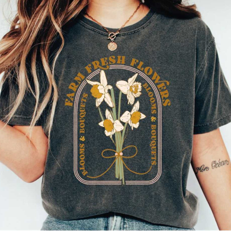 MR2810202310503wildflowertshirtfarmfreshshirtretrofloraltshirtgiftimage1jpg