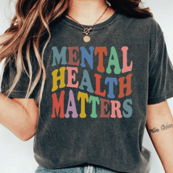 mental health matters shirt, mental health shirt, mental health awareness, anxiety shirt, therapist tee, retro psycholog