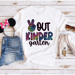 kindergarten graduation shirt, peace out kindergarten shirt, kids school shirt, end of year kids shirt, kids summer tsh