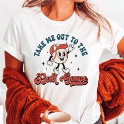 retro take me out to the ballgame shirt, retro ball game shirt, vintage style baseball tee, baseball game day shirt, ls4
