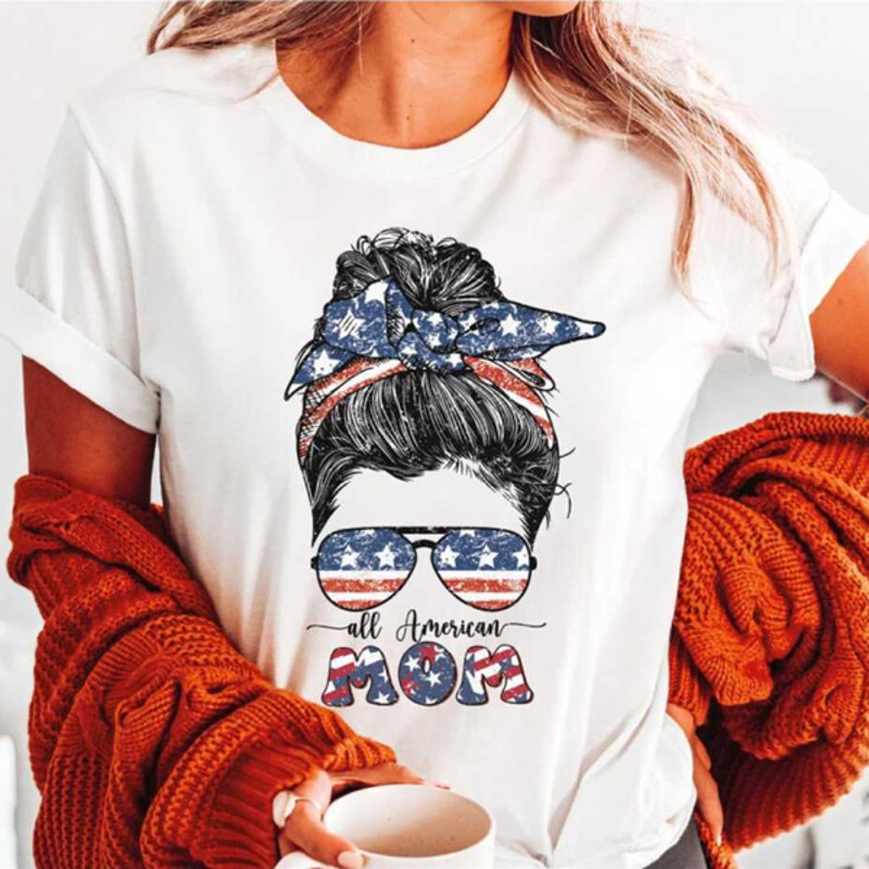 MR2710202316372americanmomshirtmessybunhairshirt4thofjulymamaimage1jpg