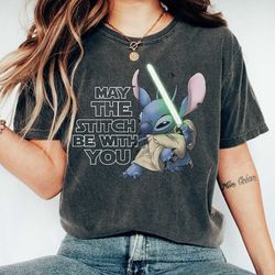 may the stitch be with you shirt, lilo and stitch shirt, star wars shirt, stitch shirt, disney sweatshirt, disney shirt
