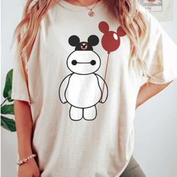 retro big hero baymax comfort colors shirt, mickey ears shirt, cute baymax shirt, big hero six 6, disneyworld shirt, dis
