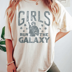 vintage star wars princess leia girls run the galaxy shirt, retro star wars comfort colors shirt, princess leia shirt, d