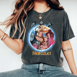 vintage disney hercules comfort colors shirt, hercules megara hades t-shirt, magic kingdom shirt, disneyworld shirt, d