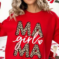 leopard girl mama svg, mama svg, leopard heart, girl mom shirt,mother's day svg,cricut svg,silhouette, sublimation, mom