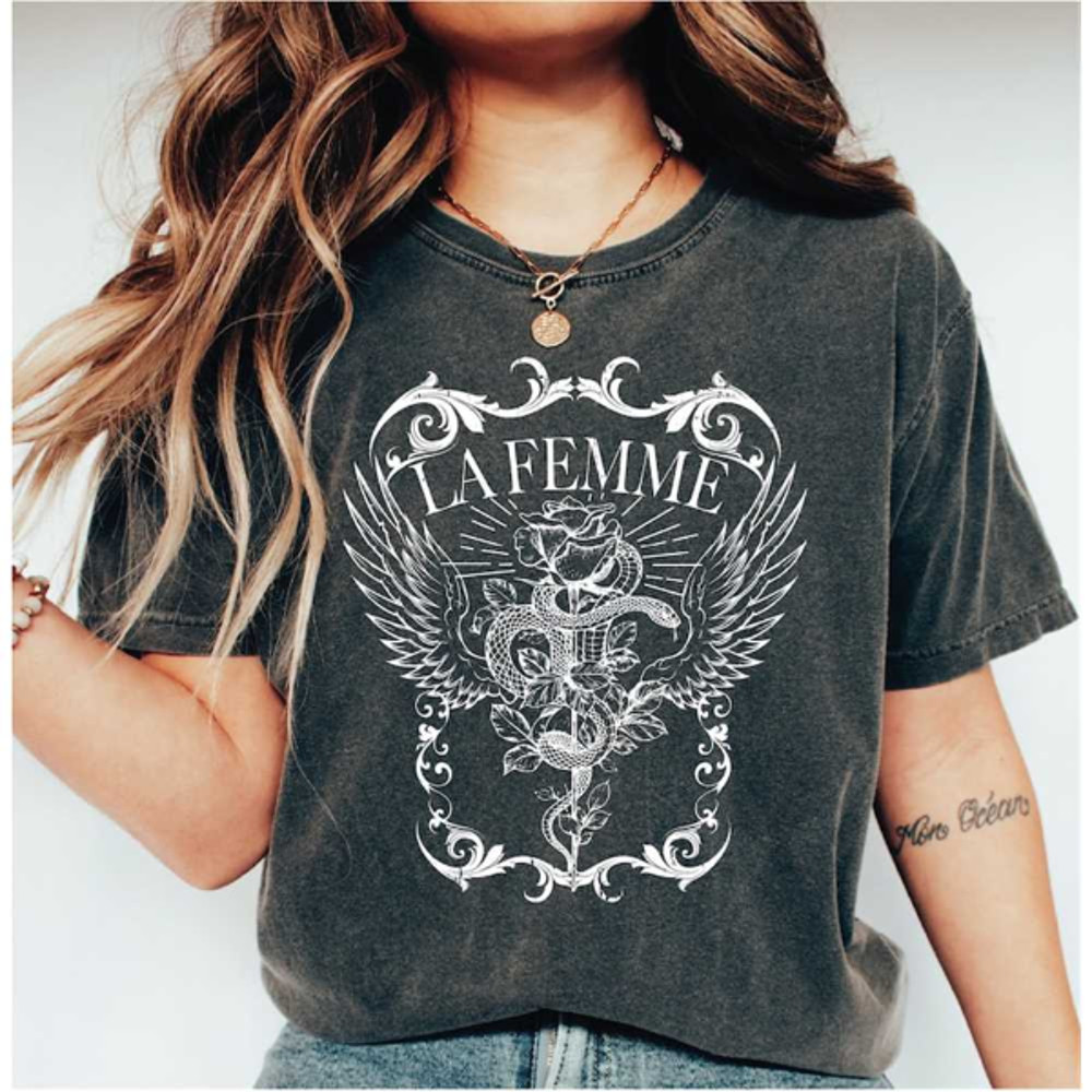 MR27102023113316lafemmecomfortcolorsshirtsnakeandrosedarkartcomfortimage1jpg