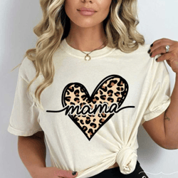 leopard mama svg, mama svg, leopard svg, mama mode svg, mom life svg, leopard mom svg, mother's day svg, mama heart svg,