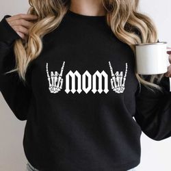 rock mama sweatshirt, birthday gift for mom, heavy metal mom hoodie, rocker mom shirt, mothers day gift tee, funny mama