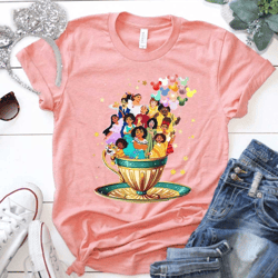 moana and friends shirt, cool moana shirt, moana movie crewnecks, moana fan shirts, moana family shirts, vibrant colors,