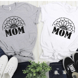 sunflower mom shirt, blessed mama shirt, mom life shirt, mother t-shirt, cute mom shirt, cute mom gift, mothers day gift