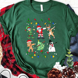 dabbing santa elf friends christmas boys men women xmas funny t shirt dabbing santa elf friends christmas xmas dab sweat